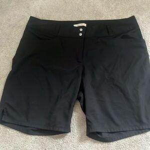 Adidas Womens Black Golf Shorts sz 8